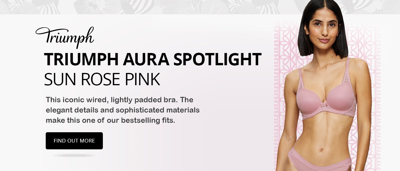 Triumph Aura Spotlight Bra - Sun Rose Pink